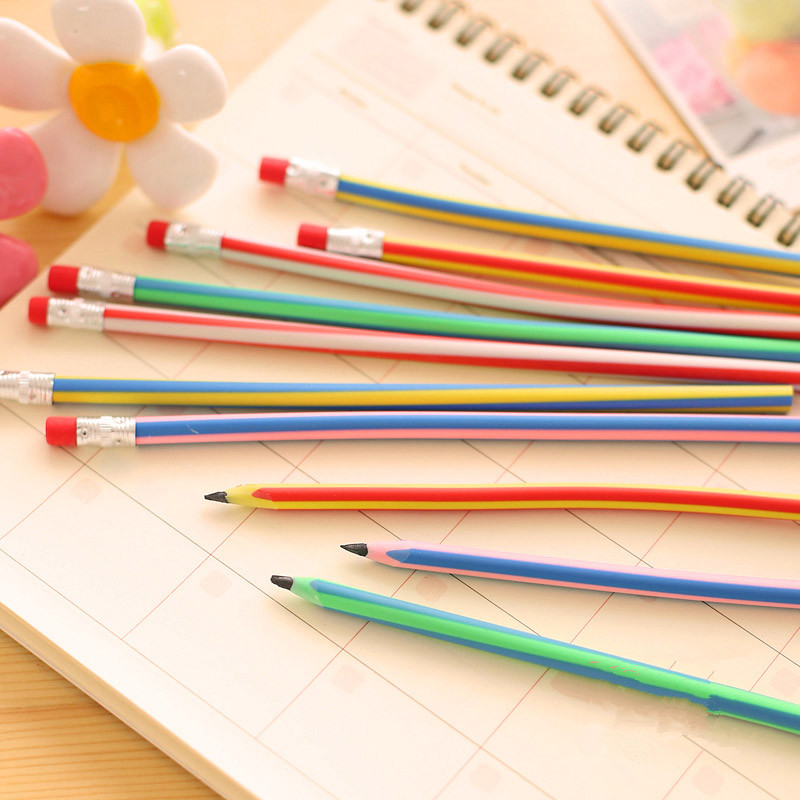 Long Flexible Bendable Pencils (10 pcs)