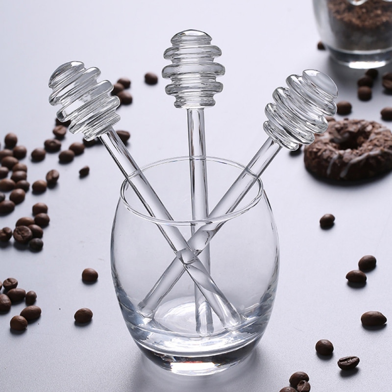 Long Handle Glass Honey Dipper Long Handle Glass Honey Dipper
