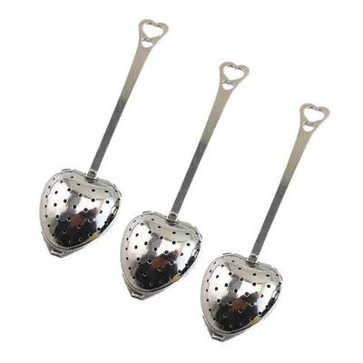 Long Handle Heart Shaped Tea Infusers (10 pcs) Long Handle Heart Shaped Tea Infusers (10 pcs)