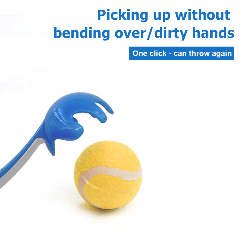 Long Handle Manual Pet Ball Thrower with Ball Long Handle Manual Pet Ball Thrower with Ball