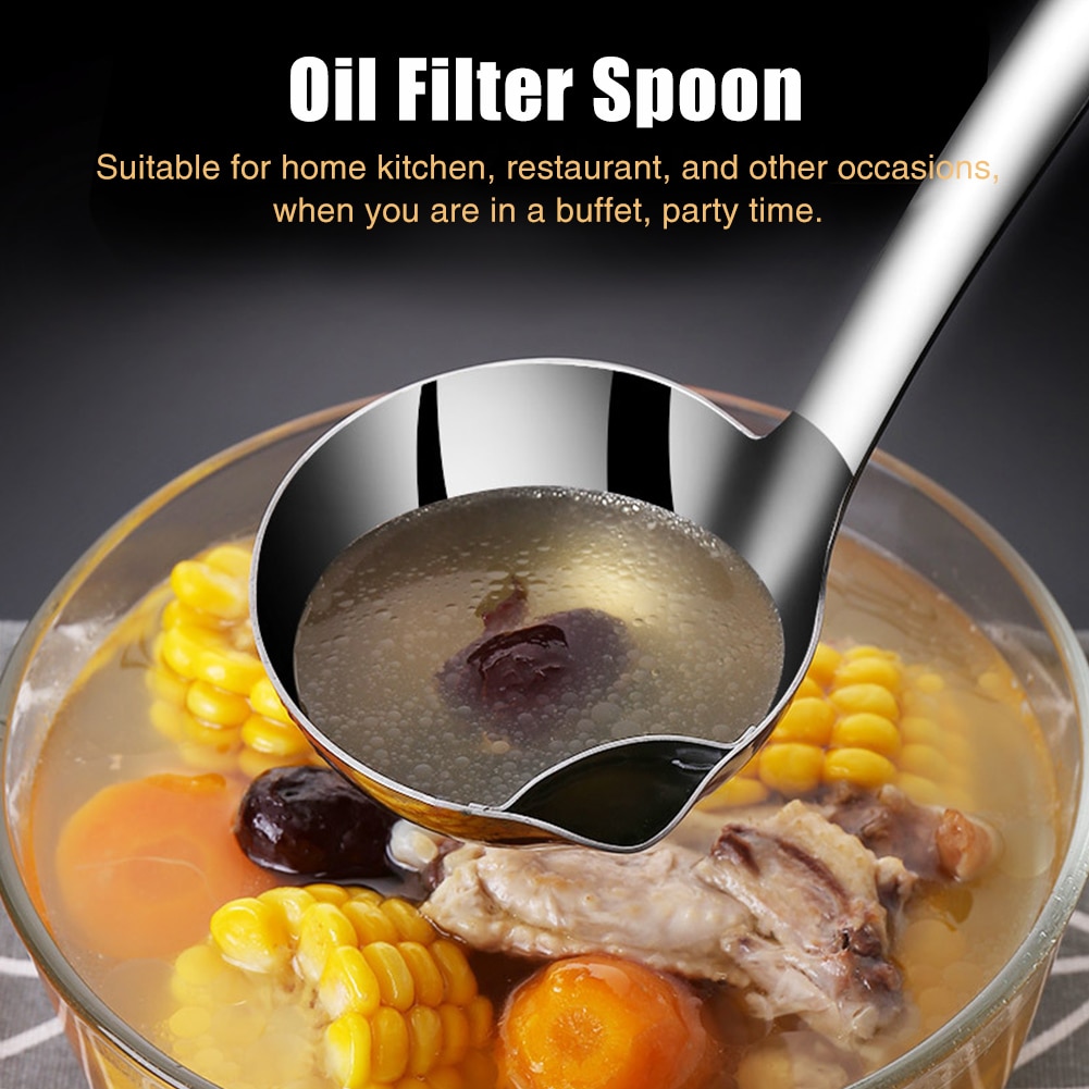 Long Handle Oil Strainer Spoon Long Handle Oil Strainer Spoon