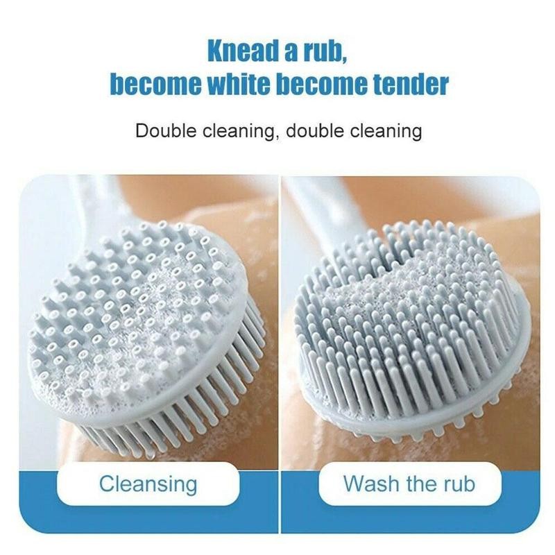 Long Handle Silicone Back Brush