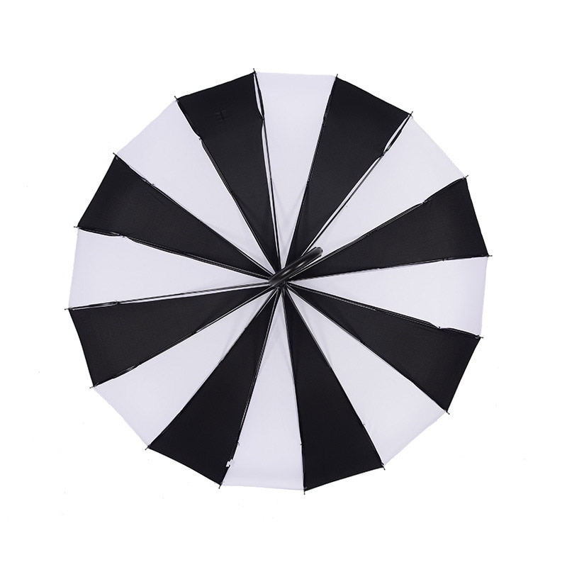Long Handle Striped Pagoda Umbrella Long Handle Striped Pagoda Umbrella
