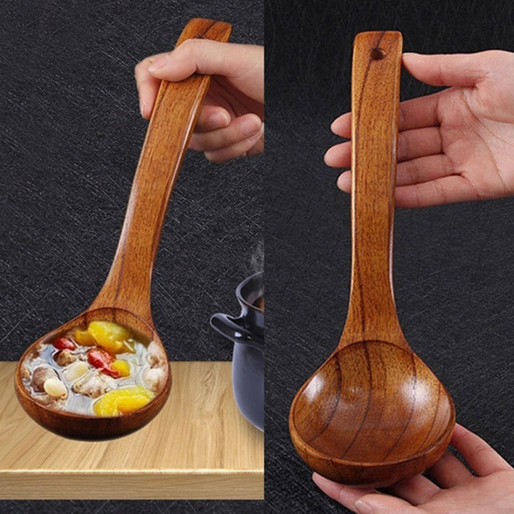 Long Handle Wooden Soup Ladle Long Handle Wooden Soup Ladle