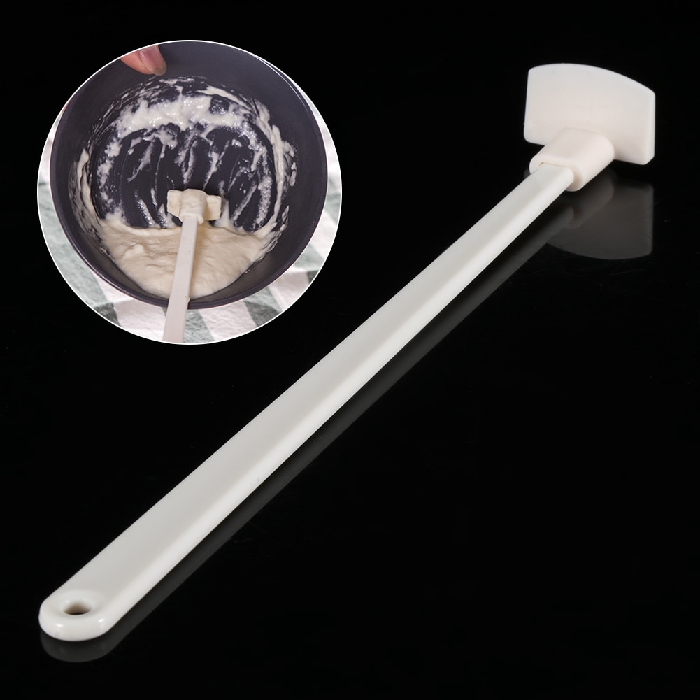 Long Handled Silicone Jar Scraper