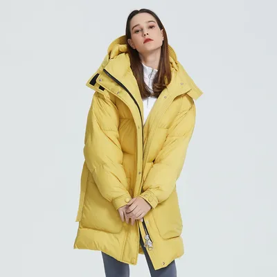 Long Hooded Coat Warm Jacket Long Hooded Coat Warm Jacket