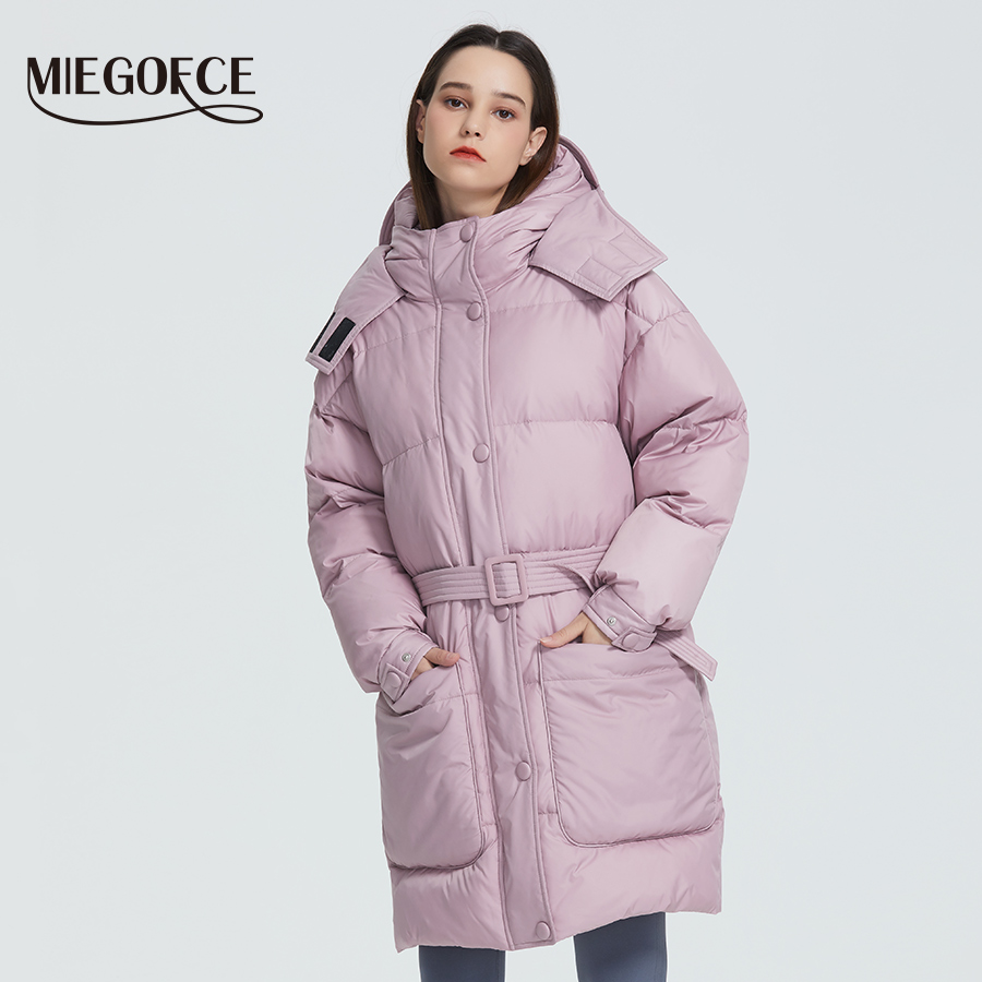 Long Hooded Coat Warm Jacket Long Hooded Coat Warm Jacket