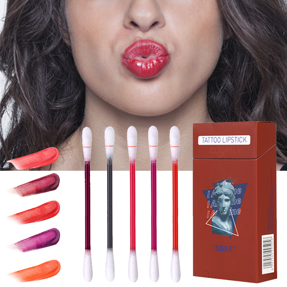 Long Lasting Cotton Bud Lipsticks (20 Pcs)