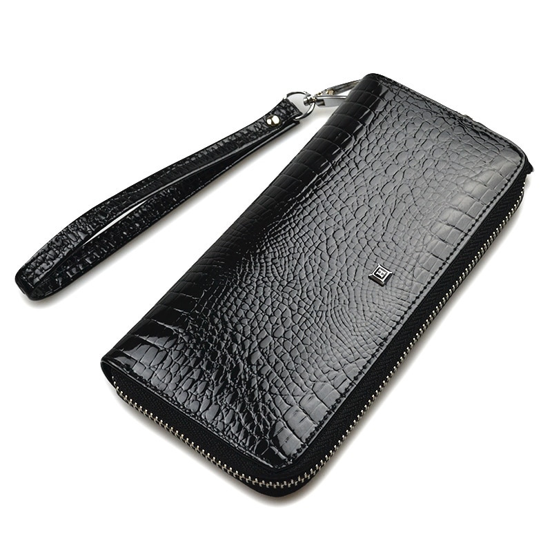 Long Leather Wallet With Coin Pocket Long Leather Wallet With Coin Pocket