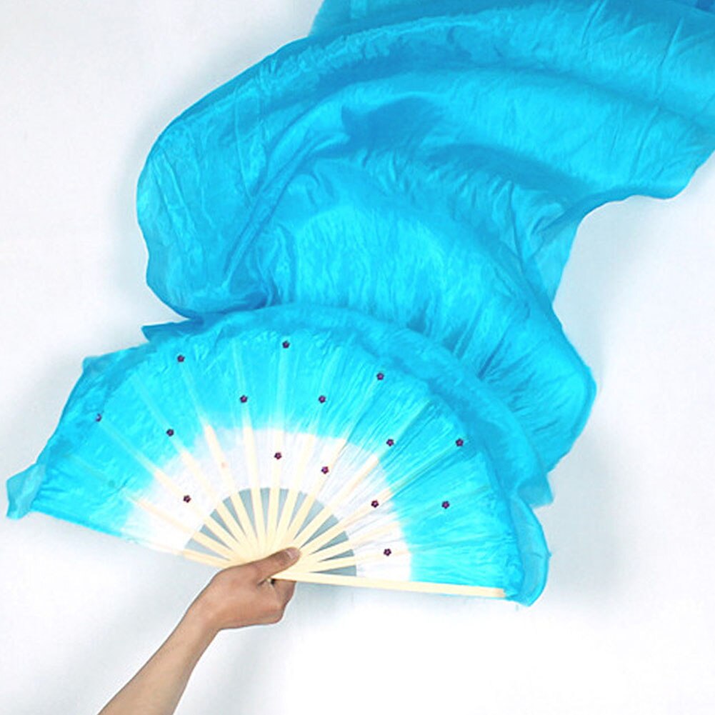 Long Silk Belly Dance Fan Long Silk Belly Dance Fan