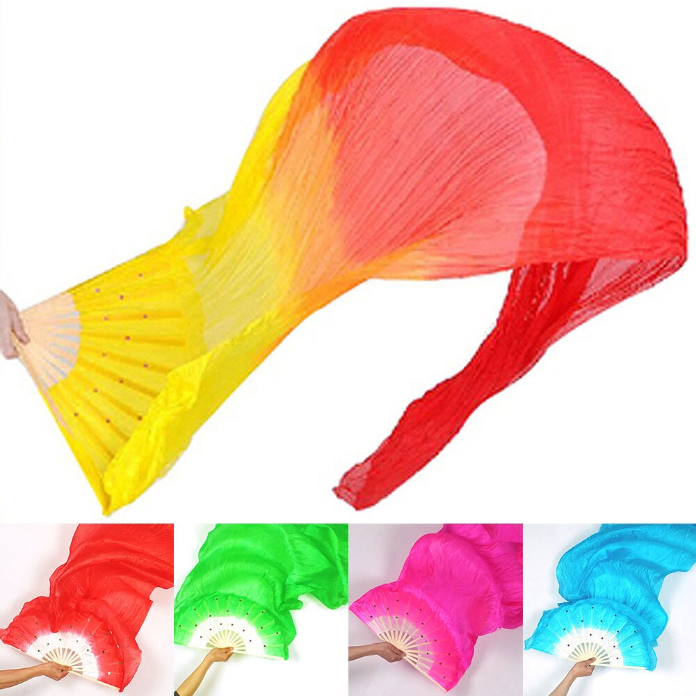 Long Silk Belly Dance Fan Long Silk Belly Dance Fan
