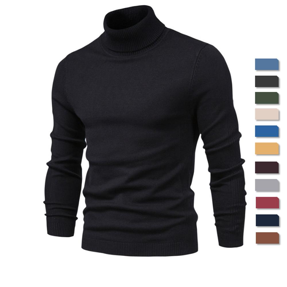 Long Sleeve Mens Turtleneck Sweatshirt