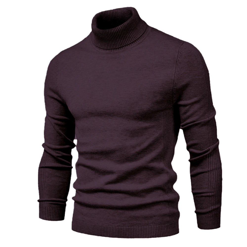 Long Sleeve Mens Turtleneck Sweatshirt