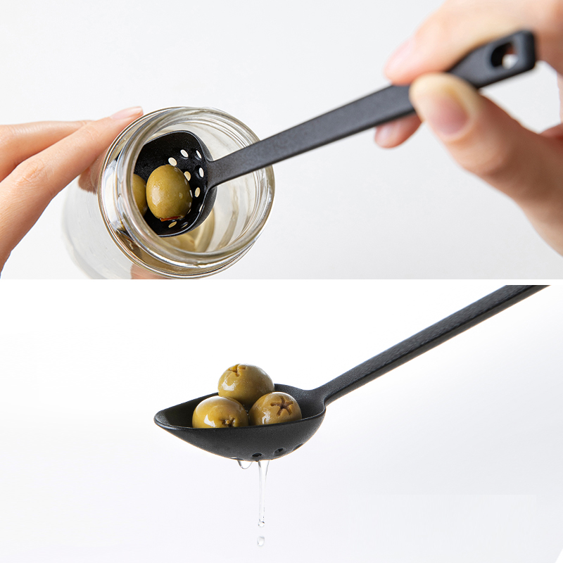Long Slotted Nylon Spoon