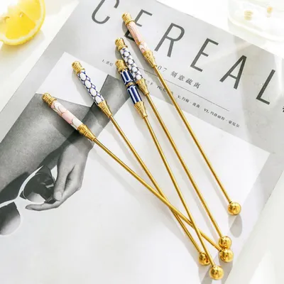 Long Stainless Metal Cocktail Stirrer Long Stainless Metal Cocktail Stirrer
