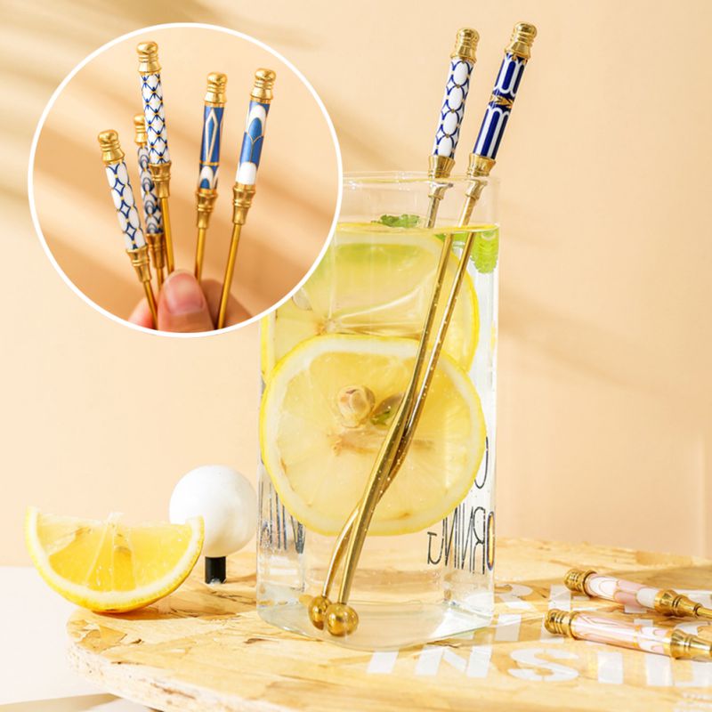 Long Stainless Metal Cocktail Stirrer Long Stainless Metal Cocktail Stirrer