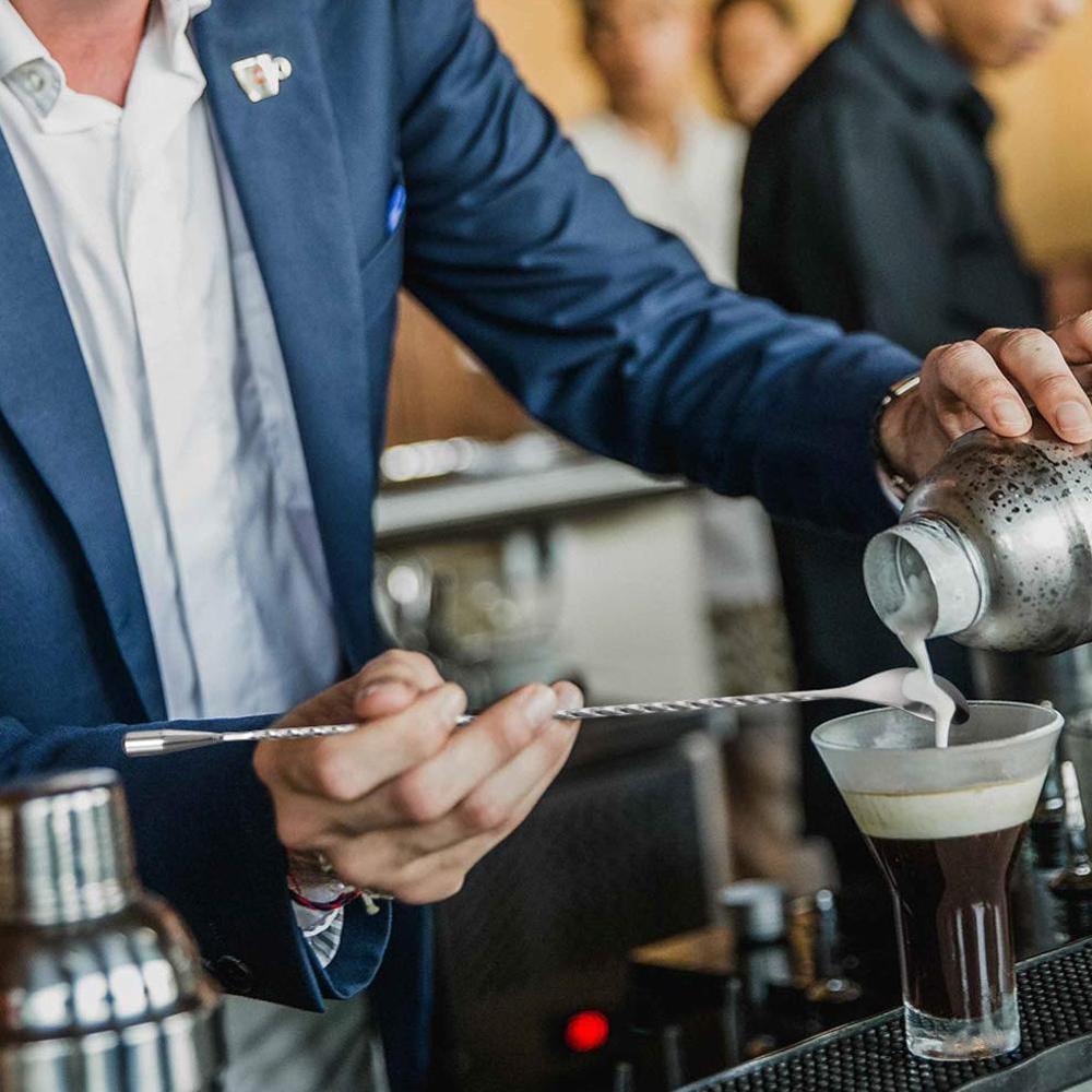 Long Stainless Steel Cocktail Stirring Spoon