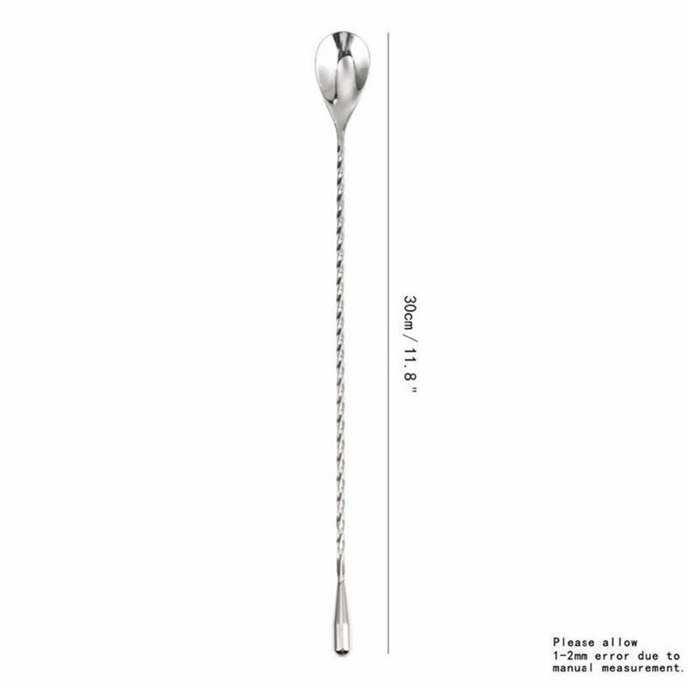 Long Stainless Steel Cocktail Stirring Spoon
