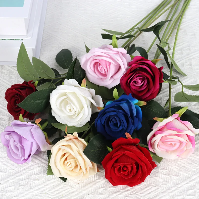 Long Stem Artificial Roses (5 Pcs)