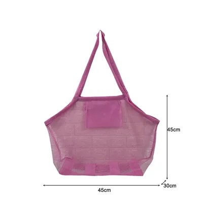 Long Strap Large Mesh Beach Bag Long Strap Large Mesh Beach Bag