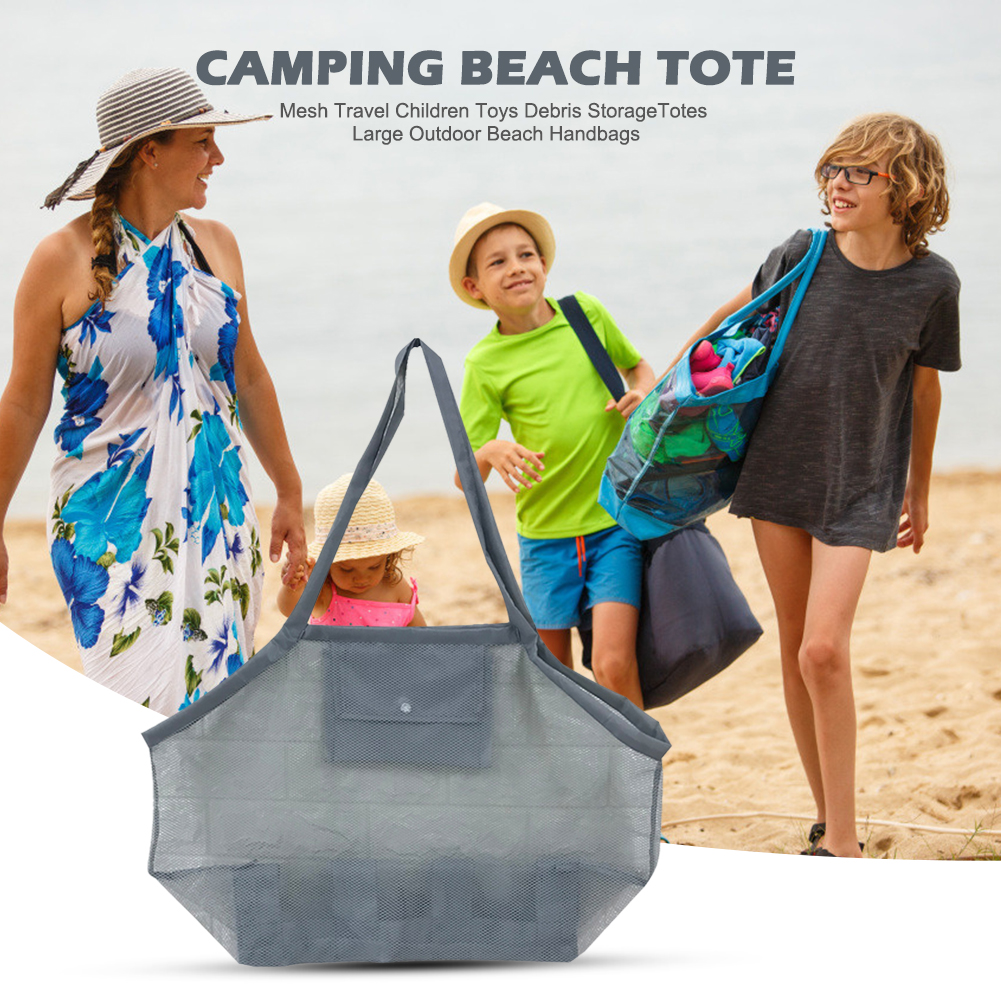 Long Strap Large Mesh Beach Bag Long Strap Large Mesh Beach Bag
