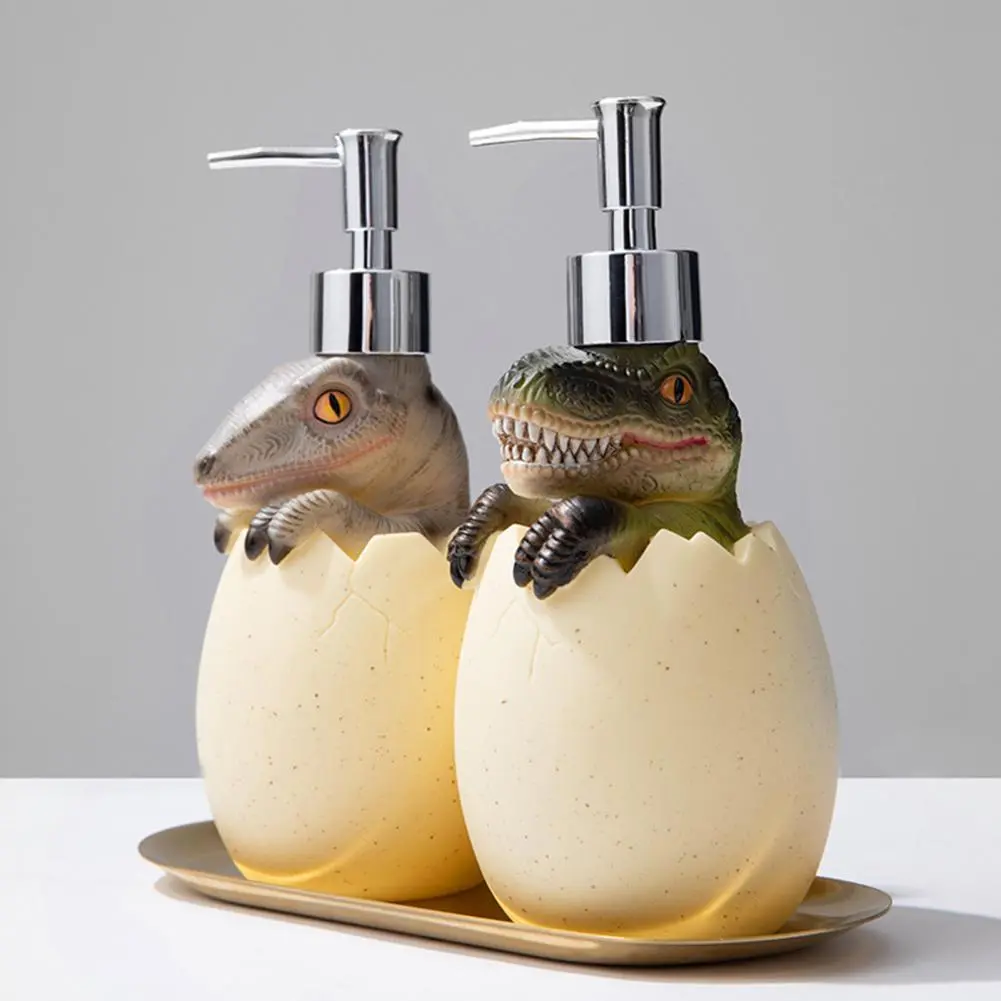 Lotion Dispenser Large Capacity 560ml Cute Dinosaur Refillable Empty Bottle Hand Cleanser Shampoo Container Bathroom Lotion Dispenser Large Capacity 560ml Cute Dinosaur Refillable Empty Bottle Hand Cleanser Shampoo Container Bathroom