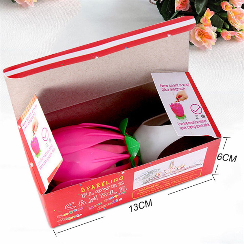 Lotus Birthday Candle Musical Cake Decor Lotus Birthday Candle Musical Cake Decor