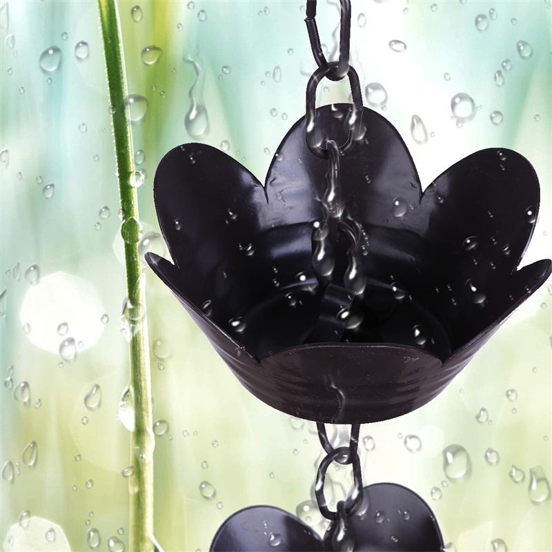 Lotus Shaped Rain Catcher Chain