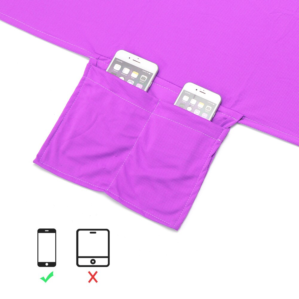 Lounge Chair Towel Cover with Pockets