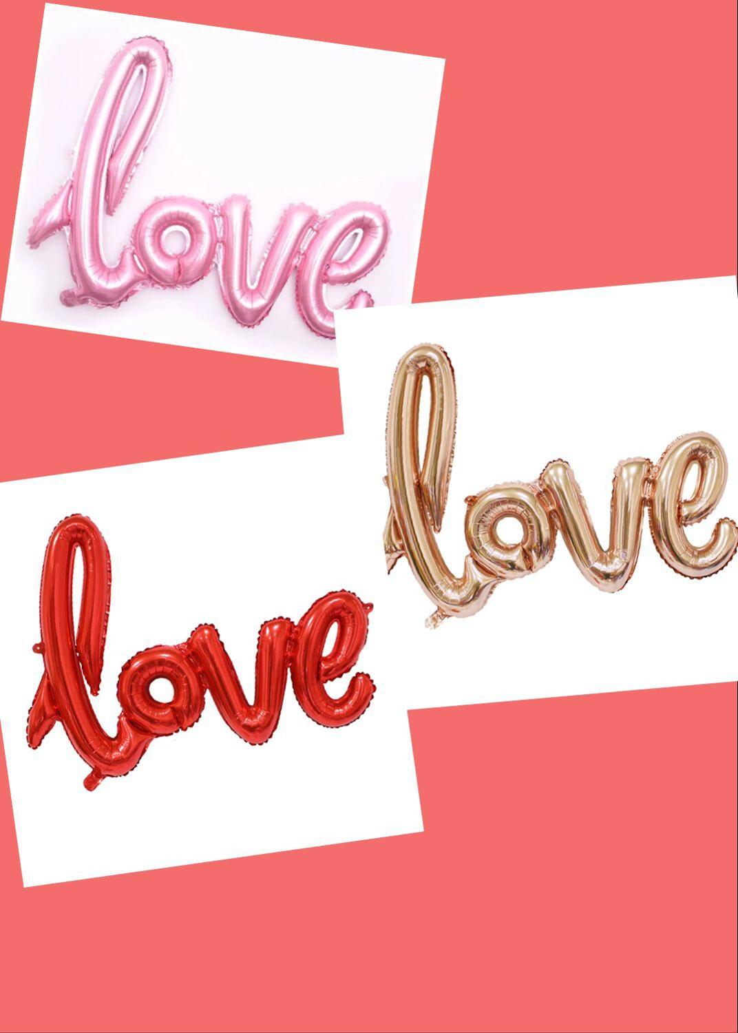 Love Foil Balloon Party Decoration