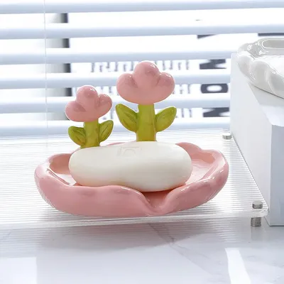 Lovely Decorative Flower Soap Dish