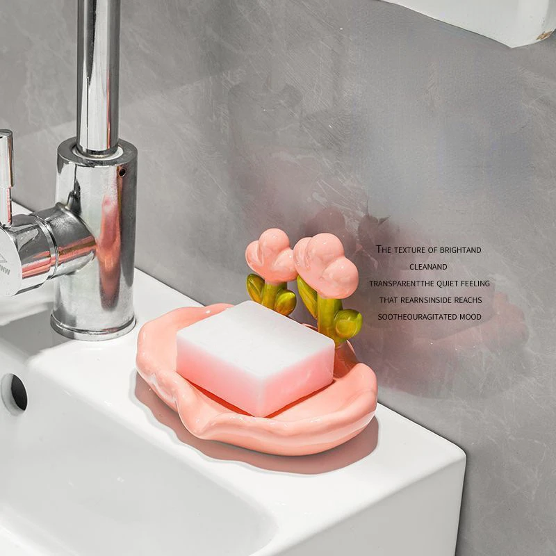 Lovely Decorative Flower Soap Dish