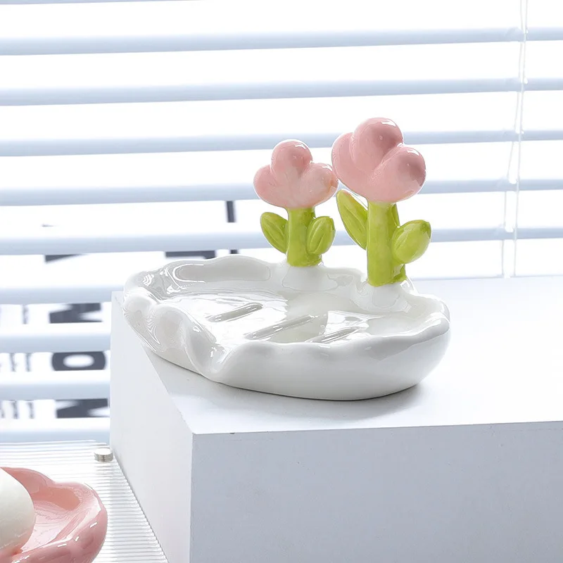 Lovely Decorative Flower Soap Dish