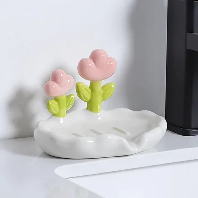 Lovely Decorative Flower Soap Dish