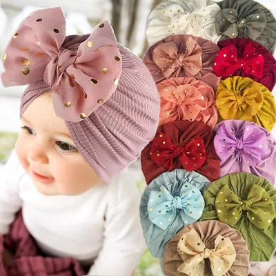 Lovely Shiny Bowknot Baby Hat Cute Solid Color Baby Girls Boys Hat Turban Soft Newborn Infant Cap Beanies Head Wraps Lovely Shiny Bowknot Baby Hat Cute Solid Color Baby Girls Boys Hat Turban Soft Newborn Infant Cap Beanies Head Wraps