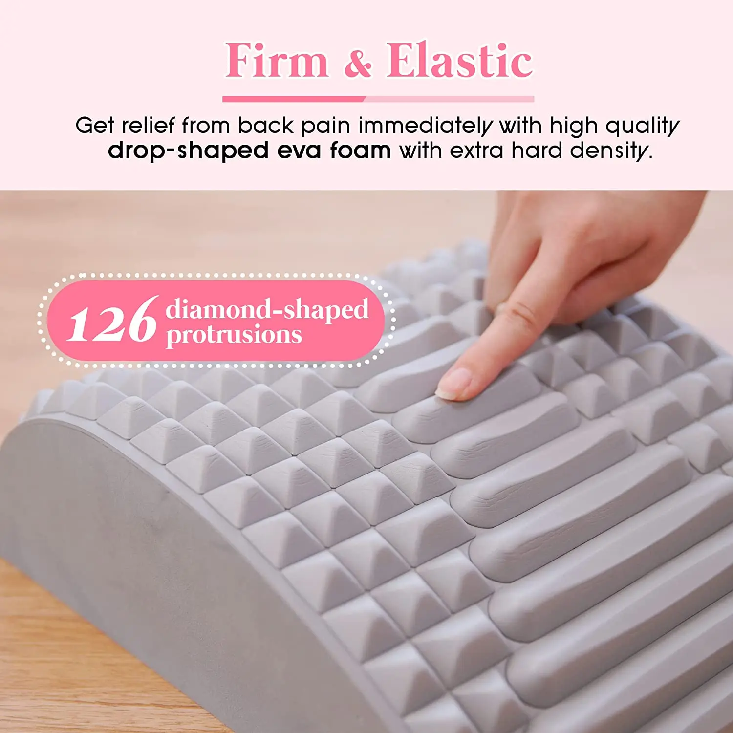 Lower Back Pain Relief Treatment Stretcher Back Stretcher Pillow Chronic Lumbar Support Herniated Disc Posture