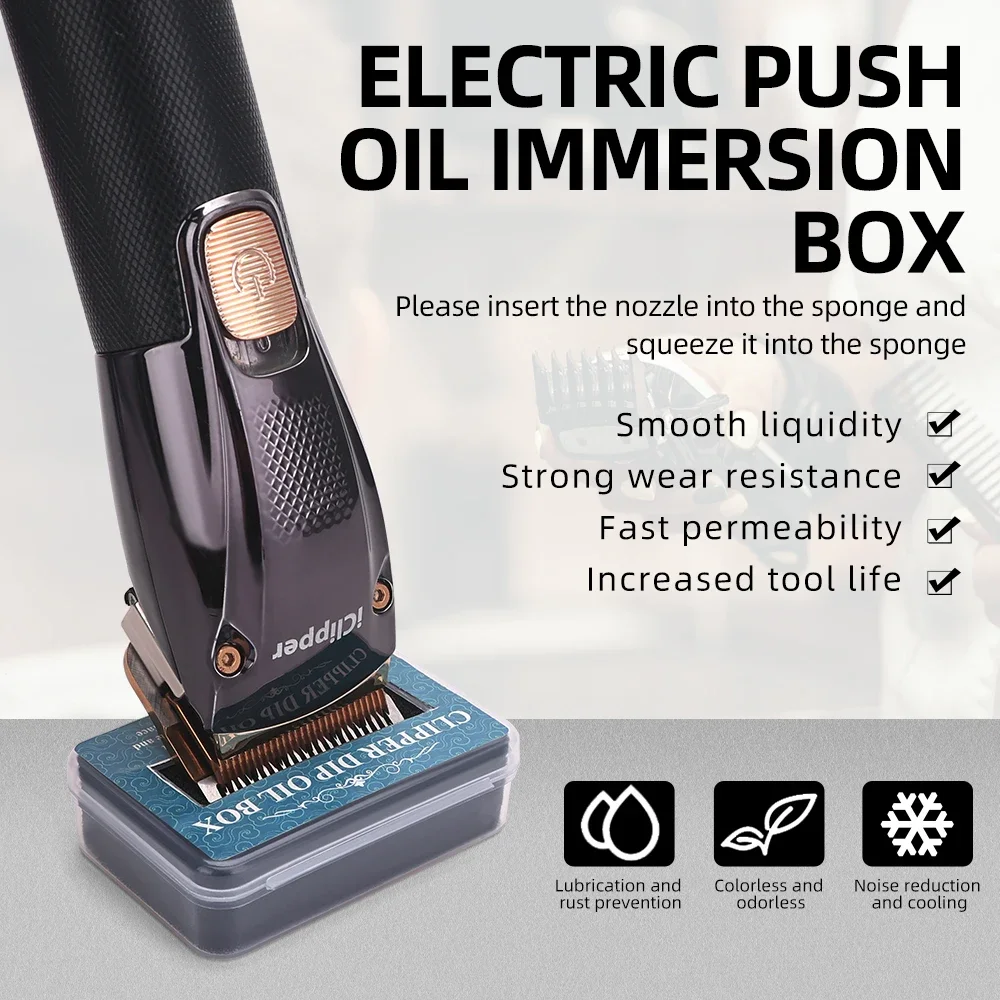 Lubricating Clipper Oil Box For Hair Blade Oil Blade Rust Prevention Protection Repair Electric Push Barbershop Oil Lubricating Clipper Oil Box For Hair Blade Oil Blade Rust Prevention Protection Repair Electric Push Barbershop Oil