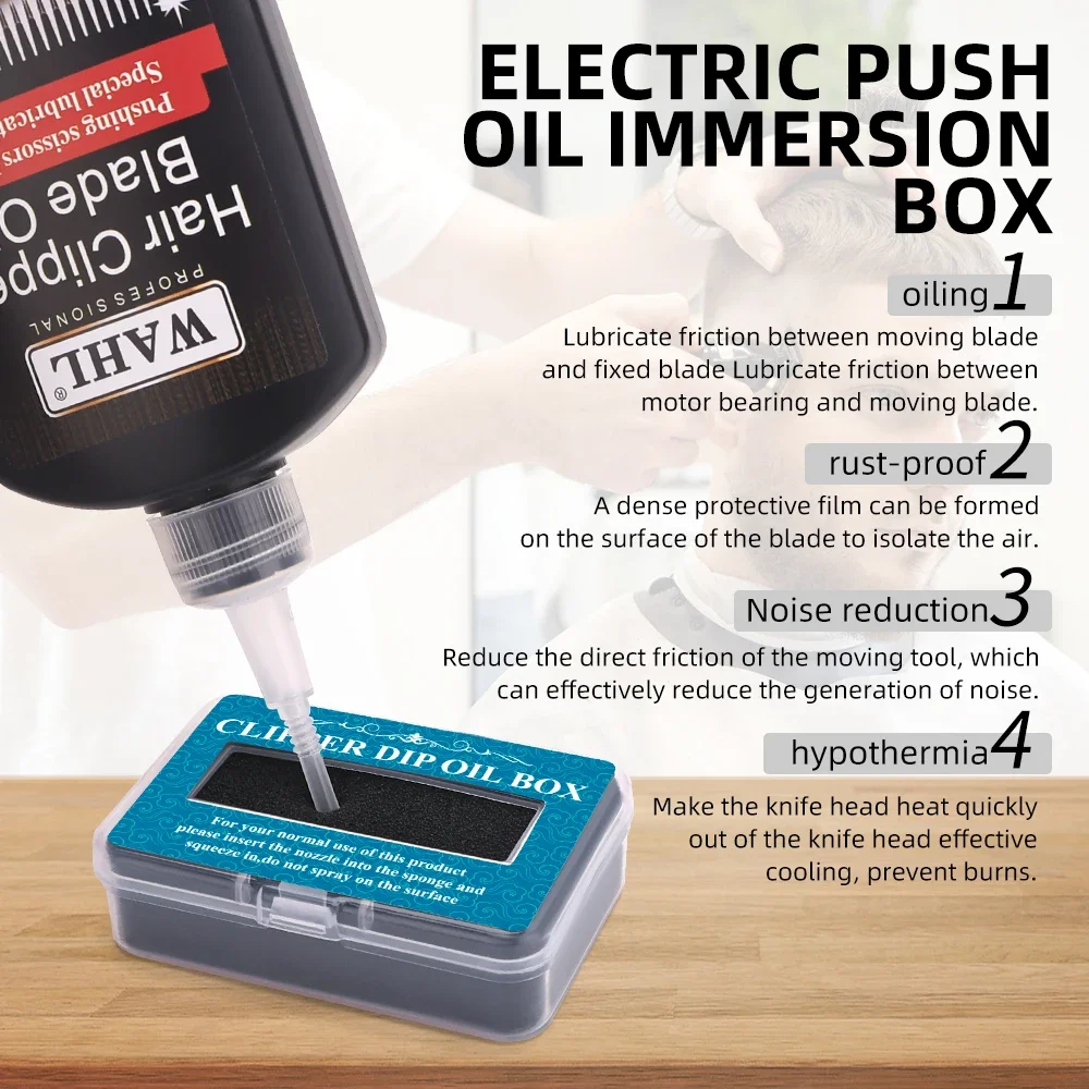 Lubricating Clipper Oil Box For Hair Blade Oil Blade Rust Prevention Protection Repair Electric Push Barbershop Oil Lubricating Clipper Oil Box For Hair Blade Oil Blade Rust Prevention Protection Repair Electric Push Barbershop Oil