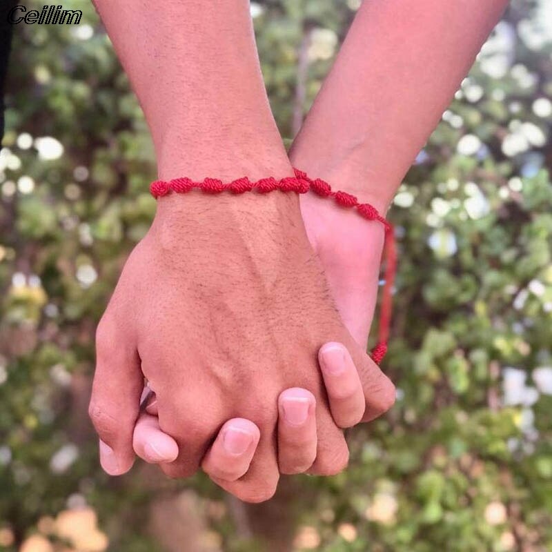 Lucky 7 Knot Red Rope Bracelet Lucky 7 Knot Red Rope Bracelet