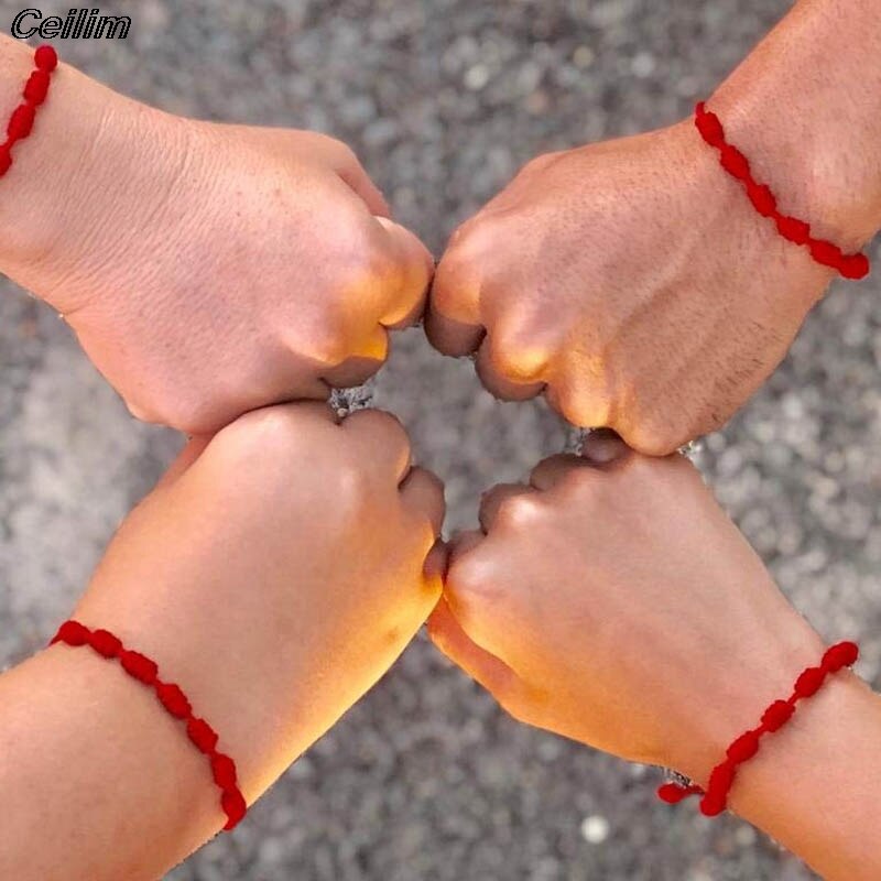 Lucky 7 Knot Red Rope Bracelet Lucky 7 Knot Red Rope Bracelet