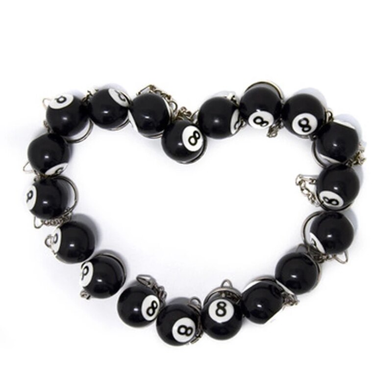 Lucky 8 Pool Ball Keychain
