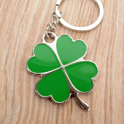Lucky Four Leaf Clover Keychain