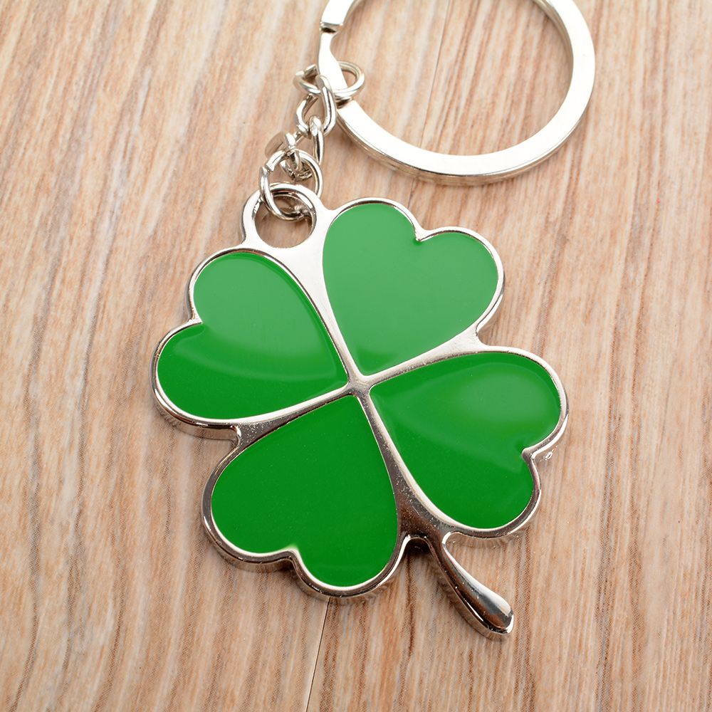 Lucky Four Leaf Clover Keychain