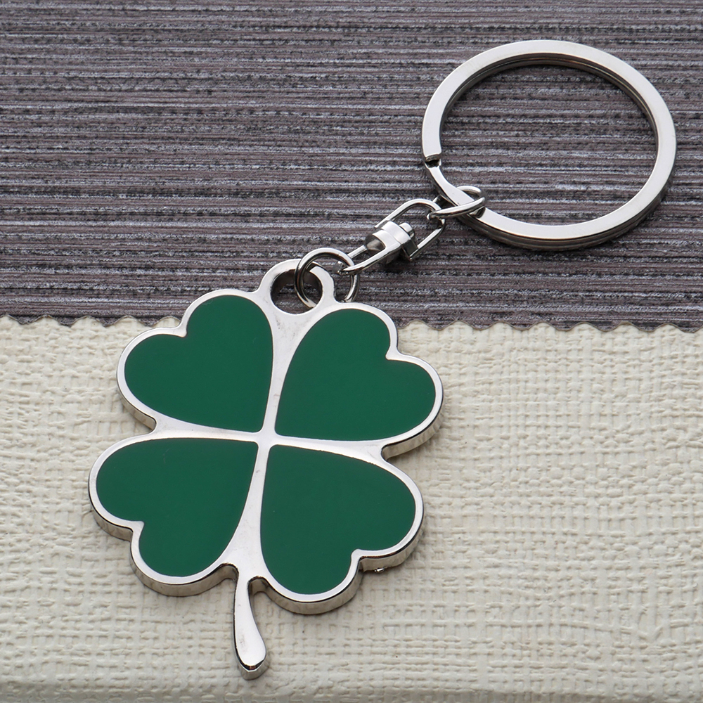 Lucky Four Leaf Clover Keychain