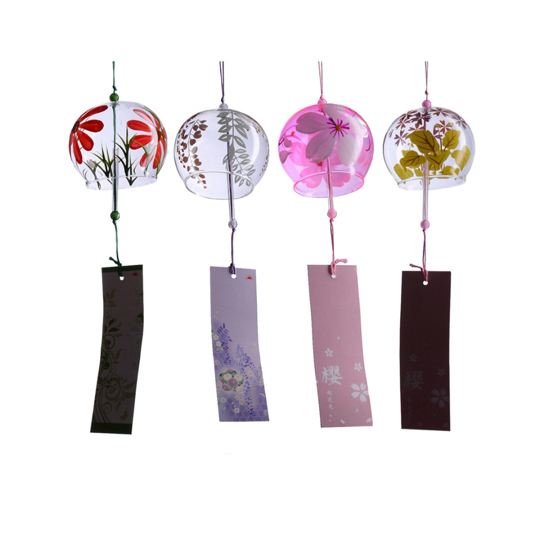 Lucky Japanese Glass Wind Chimes