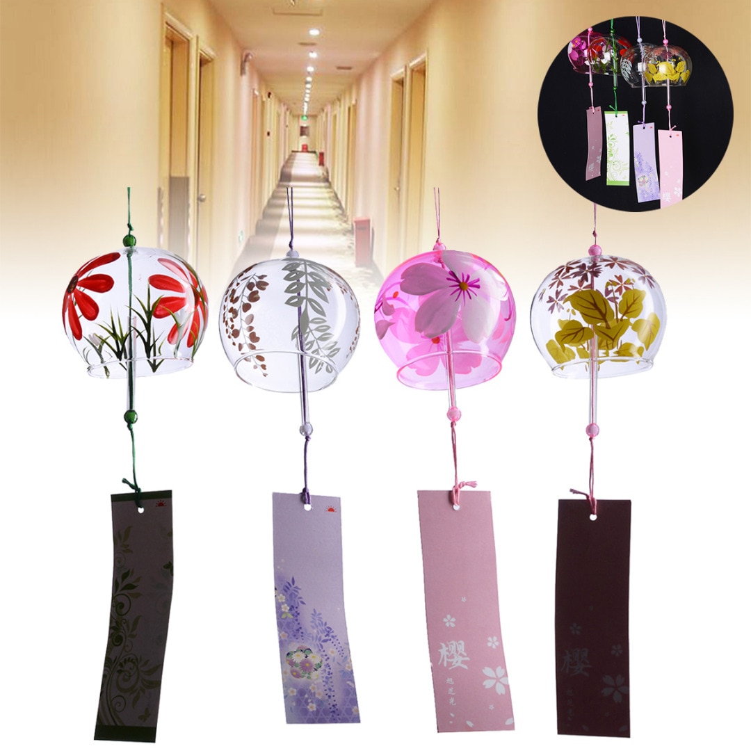 Lucky Japanese Glass Wind Chimes
