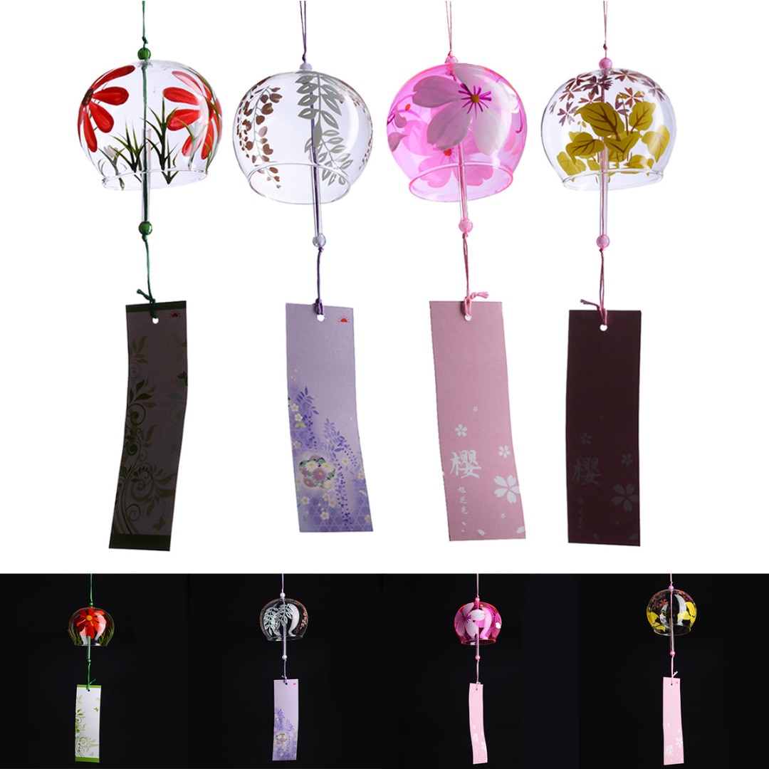 Lucky Japanese Glass Wind Chimes