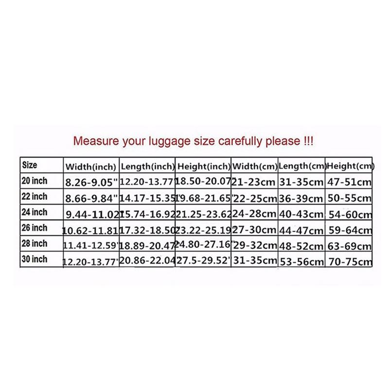 Luggage Cover Protector Transparent PVC