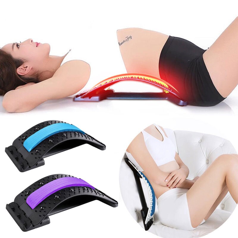 Lumbar Back Stretcher Adjustable Spine Support