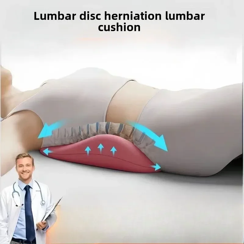 Lumbar Support Cushion Sleep Lumbar Pillow Ergonomic Soft Comfortable Memory Cotton Bed Lumbar Protrusion Back Support Lumbar Support Cushion Sleep Lumbar Pillow Ergonomic Soft Comfortable Memory Cotton Bed Lumbar Protrusion Back Support